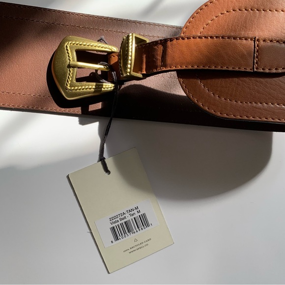 Spell Vista Genuine Leather Belt in Tan main image 14